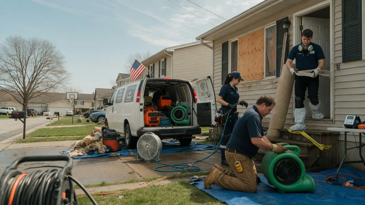 Water Damage Restoration in Delphia, KY near me